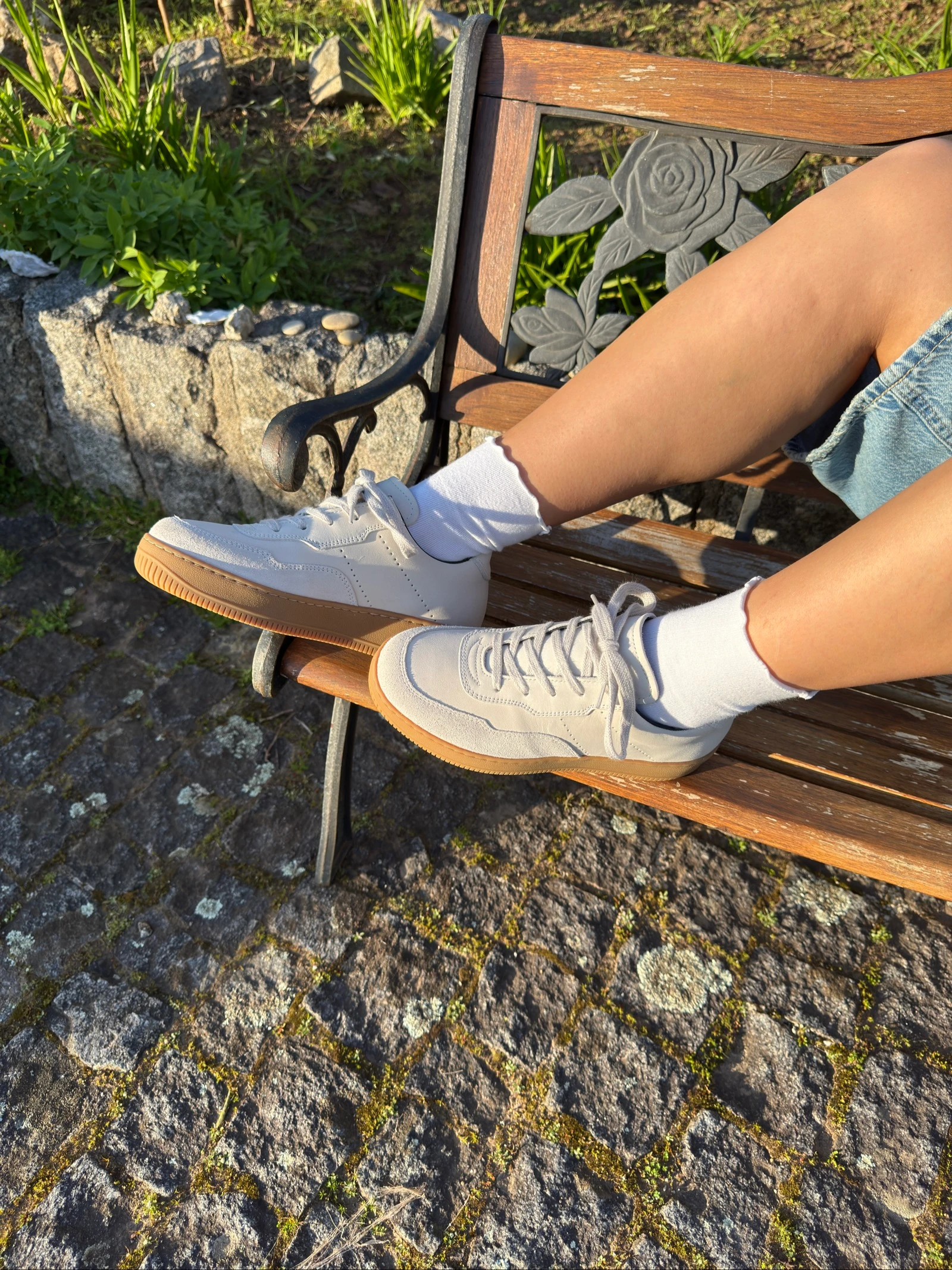 MHL Bejes sneakers van leer. – photo 5